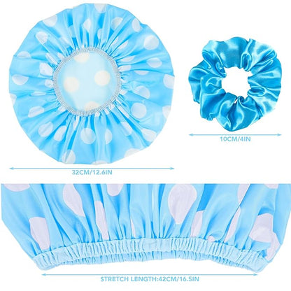 2 sets large shower caps