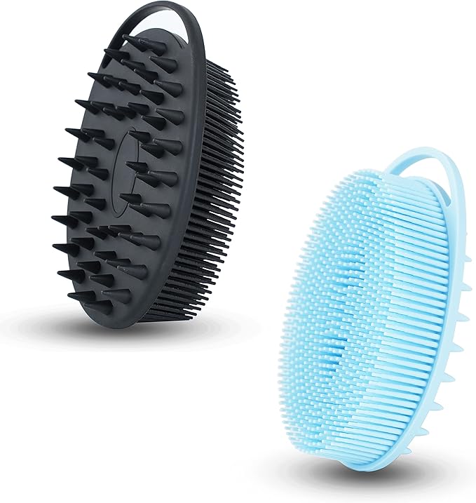 2 pc silicone exfoliating body