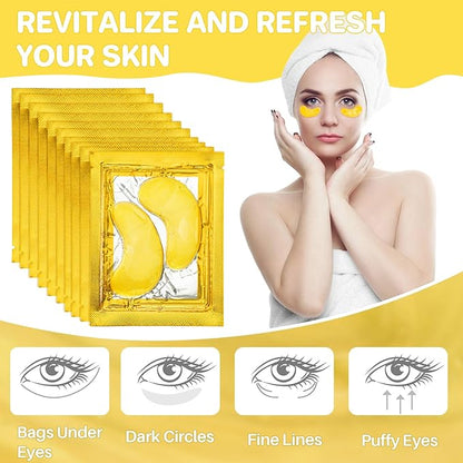 Gold under eye patches -