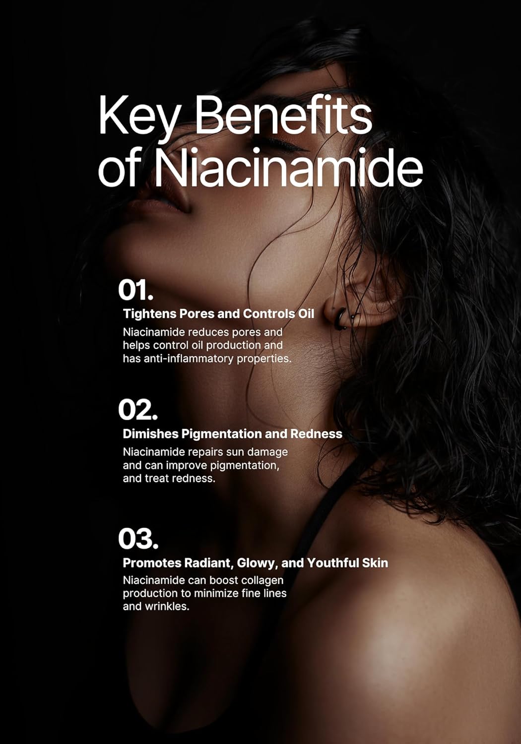 NOTHING FITS BUT Mochi Glow 20% Niacinamide Serum for Face, Pore Tightening & Brightening Skin Serum with Hyaluronic Acid & Glutathione for Dark Spots & Fine Lines, Korean Skincare (50ml/1.7fl.oz.)