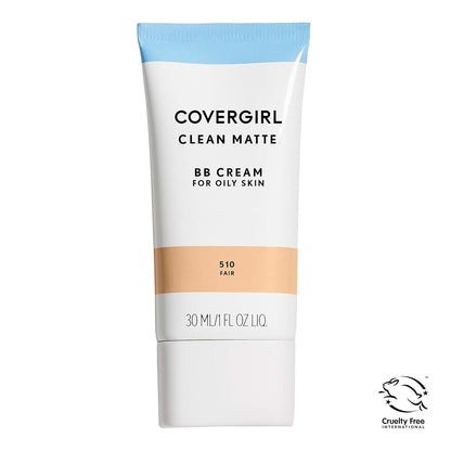 COVERGIRL Clean Matte BB Cream For Light & Medium Skin, Oil-Free, 2-Pack