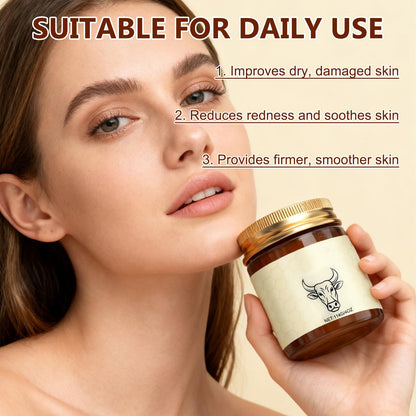 Beef Tallow For Skin - Organic Grass Fed Whipped Moisturizer Natural Hydrating Cream Deeply Moisturizing For Face & Body, Suitable For Dry & Sensitive Skin 4oz