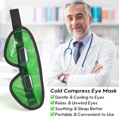 Cooling eye mask, gel eye