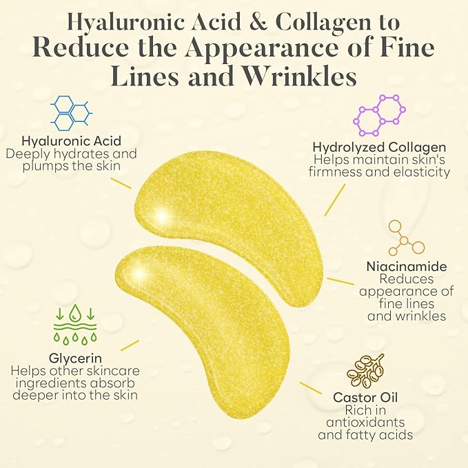 24k gold eye mask (30