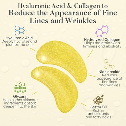 24k gold eye mask (30