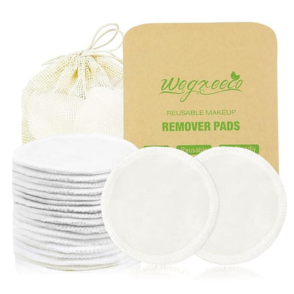 Wegreeco cotton rounds reusable -
