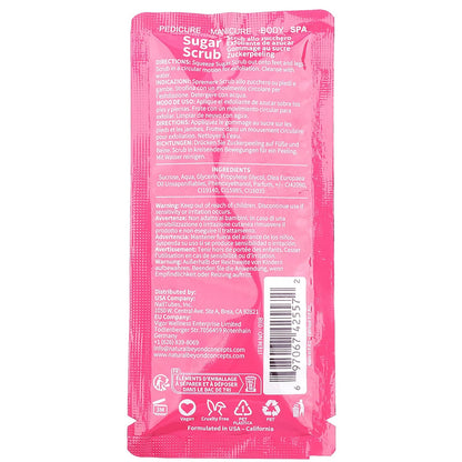 Pedicure Kit Foot Soak Set: Bubble Salt, Sugar Scrub, Massage Mask, Massage Lotion in a Box, 4 Step Foot Spa Kit for Dry Feet and Tired Feet（1 Set Rose