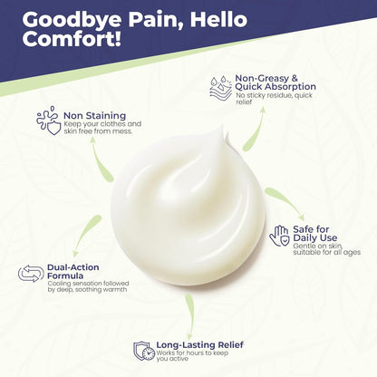 Sombra Warm Pain Relief Gel, Warm Relief for Arthritis and Chronic Pain Pre-Workout Muscle Rub Vegan Formula Free of Artificial Fragrances, Dyes, NSAIDs, Wax, Petroleum, Alcohol - 8oz Jar