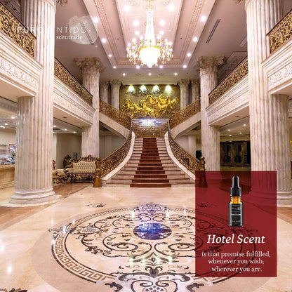 PuroSentido Hotel Signature Aroma Oil (10 ml) - Luxury Essential & Fragrance Oil for Diffusers and Humidifiers, Creamy Coconut, Warm Cashmere, Cool Spices & Sandalwood Home & Hotel Scent
