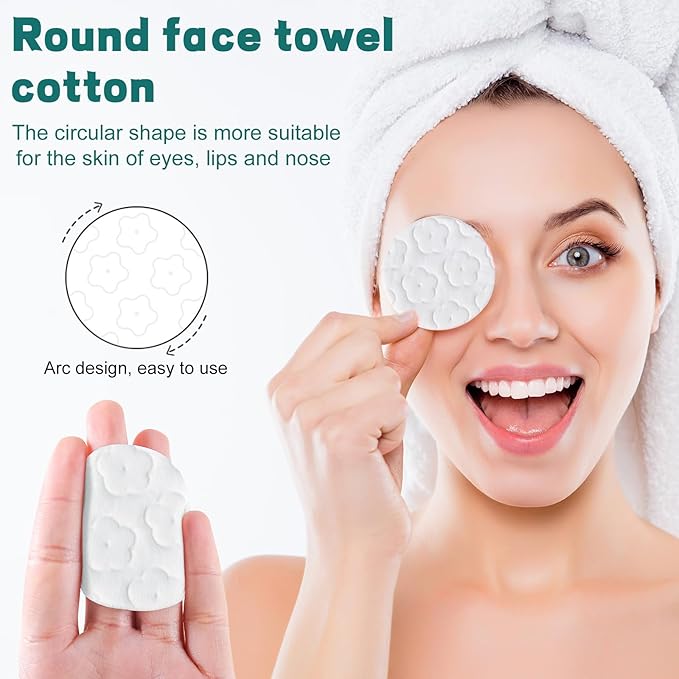 Premium cotton rounds for face,