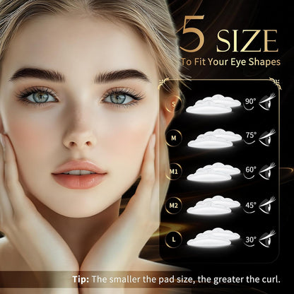 Lash Lift Kit - Eyebrow Lamination Kit, Eyelash Perm Kit, Professional Eyelash Curling Lash Extension & Eyebrow Lift 2 in 1 Kit, Eyelash Lift Kit Easy to Use at Home Diy & Salon, Lasts For 6-8 Weeks