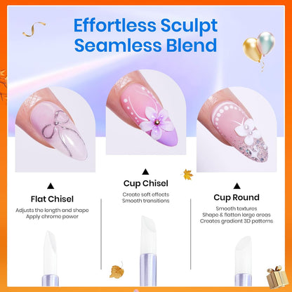 Beetles 5PCS Nail Art Dotting Tools Nail Art Sculpture Pen, Dual-Head Resin Nail Art Tools, Carving Drawing Tool, Silicone Brushes Set Pottery Clay Sculpting Tools Modeling Painting Tool DIY Art