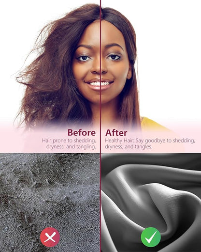 Adjustable silk satin hair bonnet