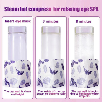 18 Packs Steam Eye Mask for Dry Eyes Eye Self Heating Masks Cornea Care Rest Disposable SPA Warm Eye Compress Sleep Mask for Reduce Eye Fatigue-Unscented