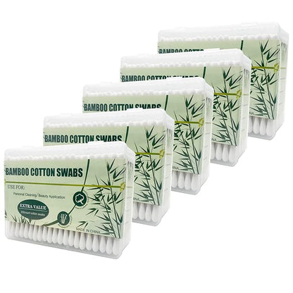 Bamboo cotton swabs, biodegradable wood