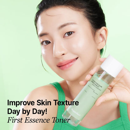 VEGANIFCET Essence, Ultra Hydrating, for Glowing Skin, Korean Skin Care, Vegan, 6.76 Fl Oz