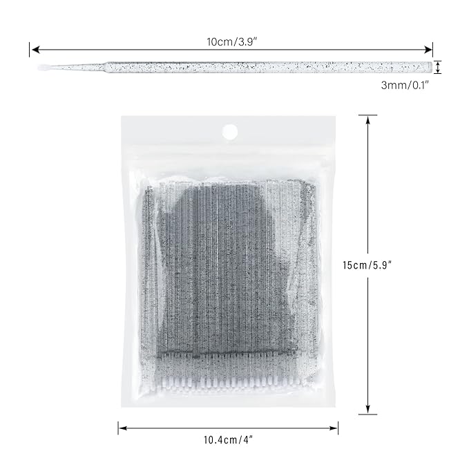 G2plus 500pcs cotton swabs, crystal