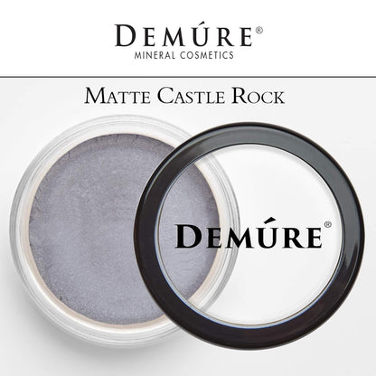 Demure Mineral Make Up Eye Shadow (Castle Rock), Matte Eyeshadow, Loose Powder, Eye Makeup, Professional Makeup