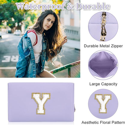 Personalized initial letter patch makeup