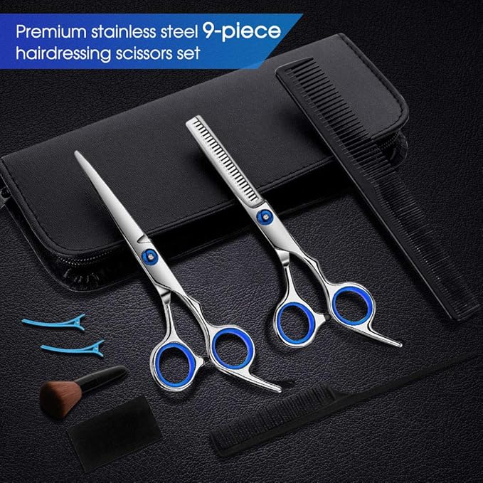Hair Cutting Scissors Kits, 10
