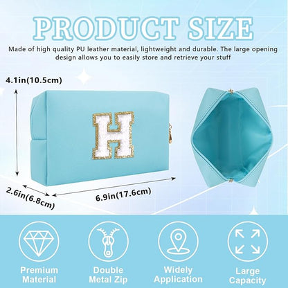 Personalized initial letter patch makeup