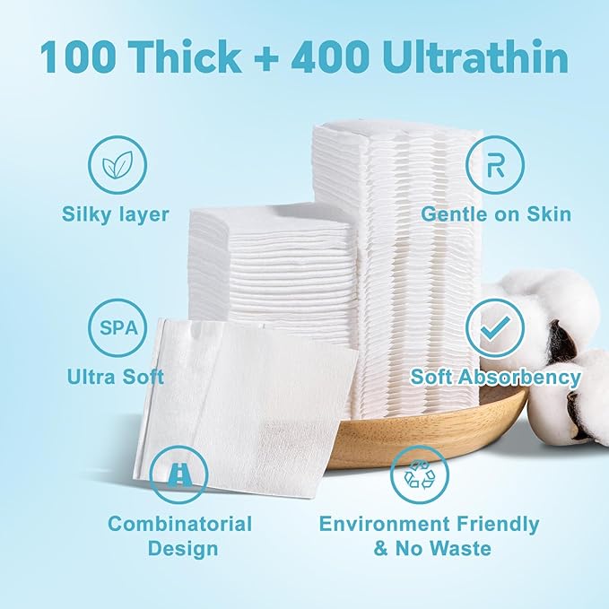 Square makeup cotton pads,facial lips