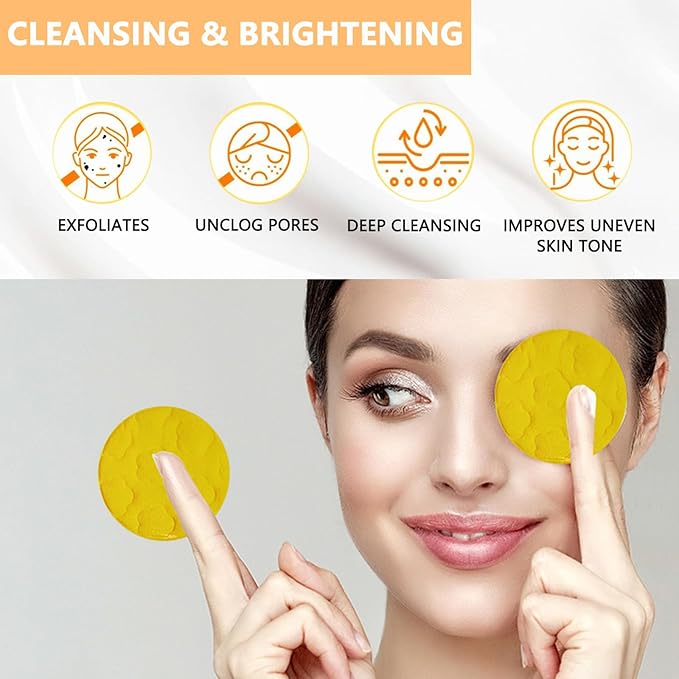 Turmeric kojic acid cleansing pads,