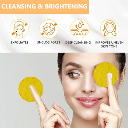 Turmeric kojic acid cleansing pads,