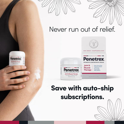 Penetrex Joint & Muscle Therapy Duo - Soothing Relief for Back, Neck, Hands, Feet & Nerves - Rub with Arnica, Vitamin B6 MSM & Boswellia - 2oz, 4oz