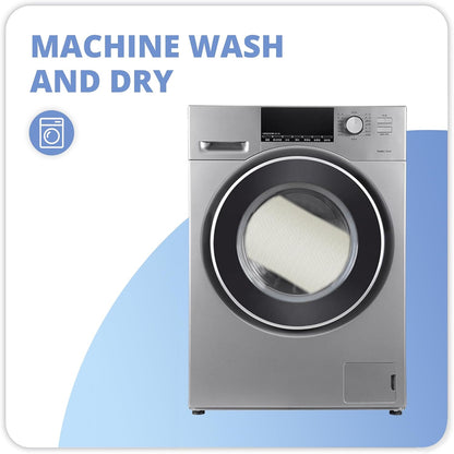 Bath Mat,Ultra Thin Bathroom Rugs,Rubber Bath Mats for Bathroom,No Slip Bath Rugs,Quick Dry,Machine Washable,Low Pile,Absorbent,Shower Outside,Sink,Home Decor Accessories.White,1'5"x2'3"(2 Pack)