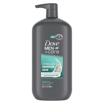 DOVE MEN + CARE Body & Face Wash Sensitive Skin For Hydrated, Smooth Skin - 30 oz