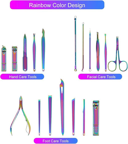 2024 rainbow manicure kits 18