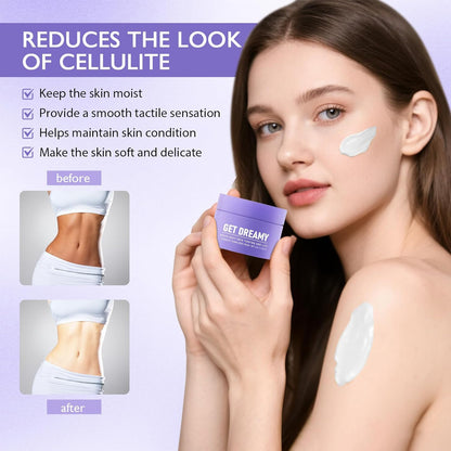 Get Dreamy Overnight Toning Whip,Anti-Cellulite Body Firming Cream,Dream Whip Body Firming Cream,Hydration, Smooth,Tightened Skin,Ideal for Legs, Belly