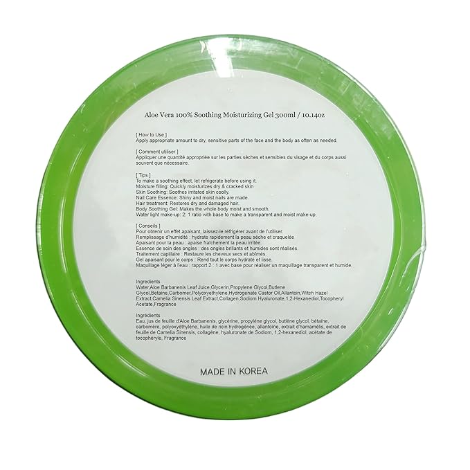 Korean Skincare Aloe Vera 100%
