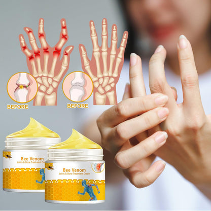 3 PCS Bee Venom Joint and Bone Therapy Cream, New Bee Venom Gel, Specializes in Muscle Soothing, for All Parts of The Body, for Men & Women