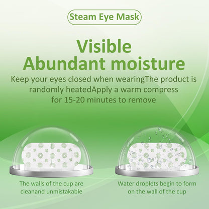 5pcs Wormwood Steam Eye Mask, Wormwood Warm Eye Mask, Eye Mask for Eye Fatigue Relief, Eye Mask for Eye Bags, Disposable Moisturizing Hot Compress Eye Mask, Automatic Heating Eye Mask
