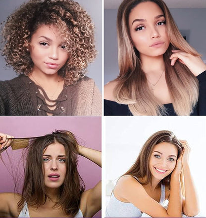 KERATIN RESEARCH Brazilian Keratin Hair Treatment Straightening Complex Blowout LONG Lasting Organic Natural Results with Argan Oil Keratina Brasilera (10oz+4)