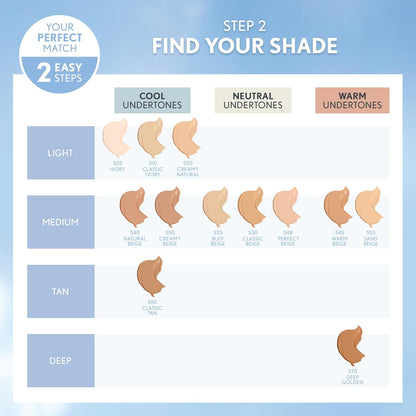 COVERGIRL Clean Matte Liquid Foundation, Deep Golden 570, Pack of 1