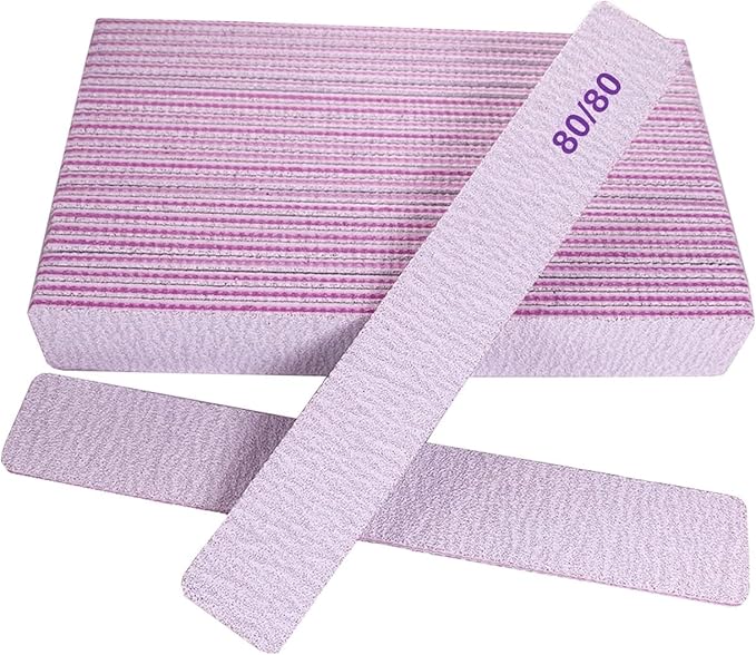 80/80 grit nail files, emery