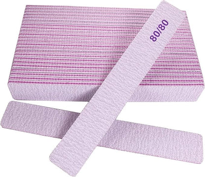 80/80 grit nail files, emery