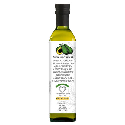 Fruittal Avocado Oil – 100% Pure, Made in the USA, and Rich in Health Benefits (16.9 Oz)