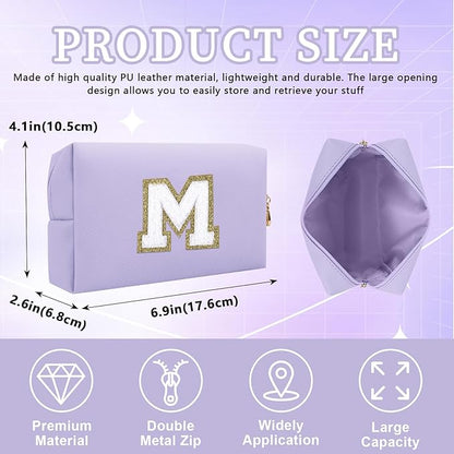 Personalized initial letter patch makeup