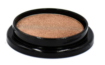Gilded Frosted Nude Bronze Beige Gold Shimmer Pressed Powder Single Vegan Eyeshadow; Talc, Paraben & Cruelty Free