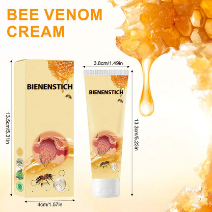 Bee Venom Cream, Professional Bee Venom Cream for All Parts of Neck, Waist, Back, Hands, Feet, and Legs（2Pcs）