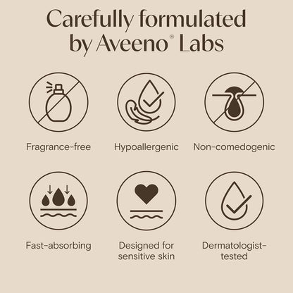 Aveeno Calm + Restore Oat Gel Facial Moisturizer for Sensitive Skin, Fast-Absorbing, Soothing Lightweight Gel Cream with Prebiotic Oat & Feverfew, Fragrance-Free & Hypoallergenic, 1.7 oz
