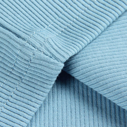 GEMBERA Womens Sleeveless Racerback High Neck Casual Basic Cotton Ribbed Fitted Tank Top