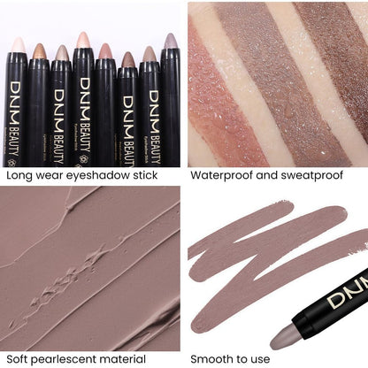 evpct 2Pcs Cream Eyeshadow Sticks Set for Eyes Waterproof, Stone Matte Eye shadow Stick Pencil Pen Bulk sombras en crema para ojos 22+22