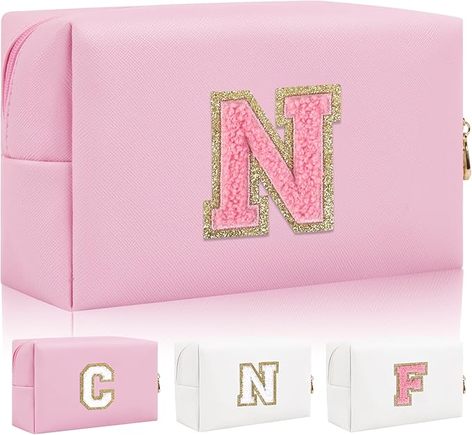 Personalized initial letter patch makeup