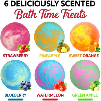 Bath Bombs for Kids with Surprise Inside, Unicorn Bath Bombs for Girls with Jewelry & Jewelry Box for Kids - Organic, Skin Moisturizing, Natural Bubble Bath, Birthday Gifts for Girls