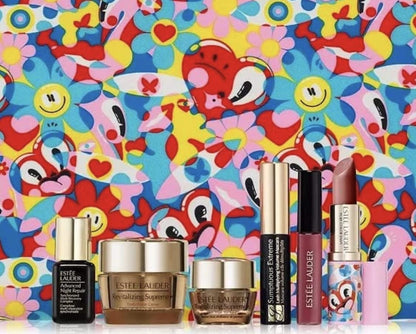 Estee Lauder 7 pieces Travel set Even-Tone, Lift & Glow with Full Size TOTE